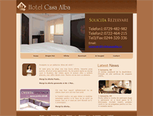 Tablet Screenshot of hotelcasaalba.ro